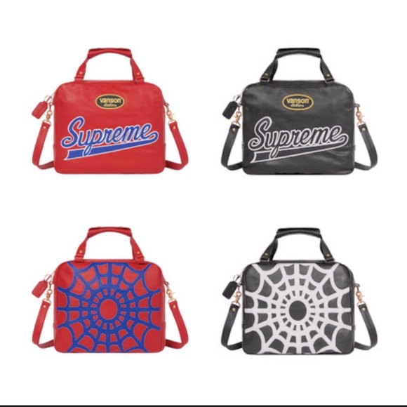 SUPREME x VANSON LEATHER–SPIDER WEB BAG - DISCONTINUED - Picture 11 of 12